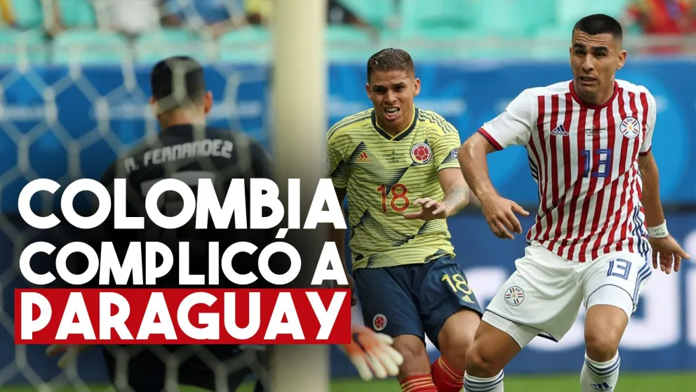 Colombia complicó la clasificación de Paraguay
