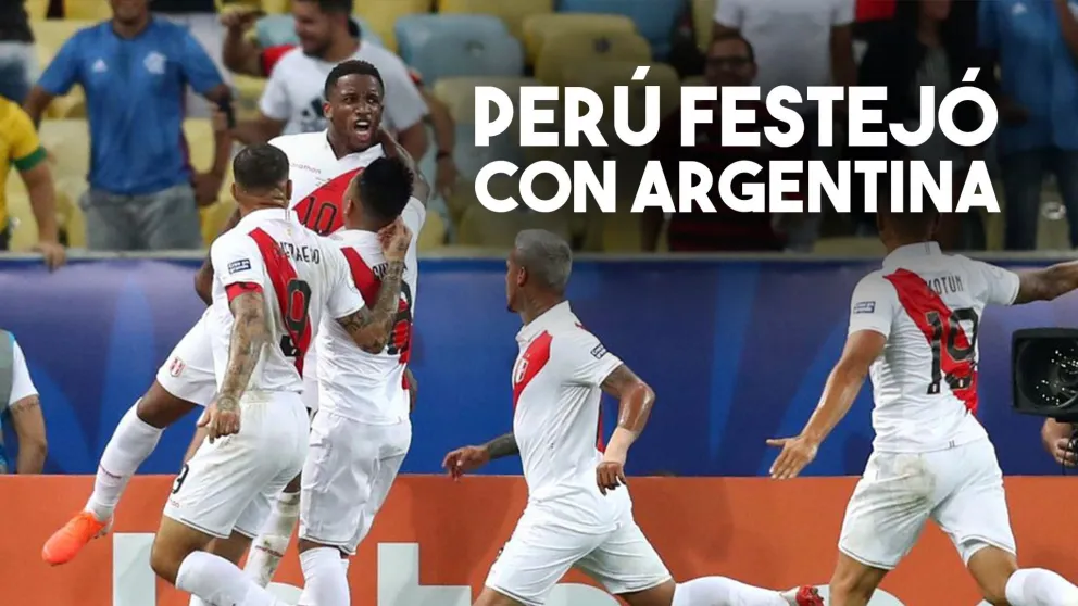 Perú festejó con Argentina