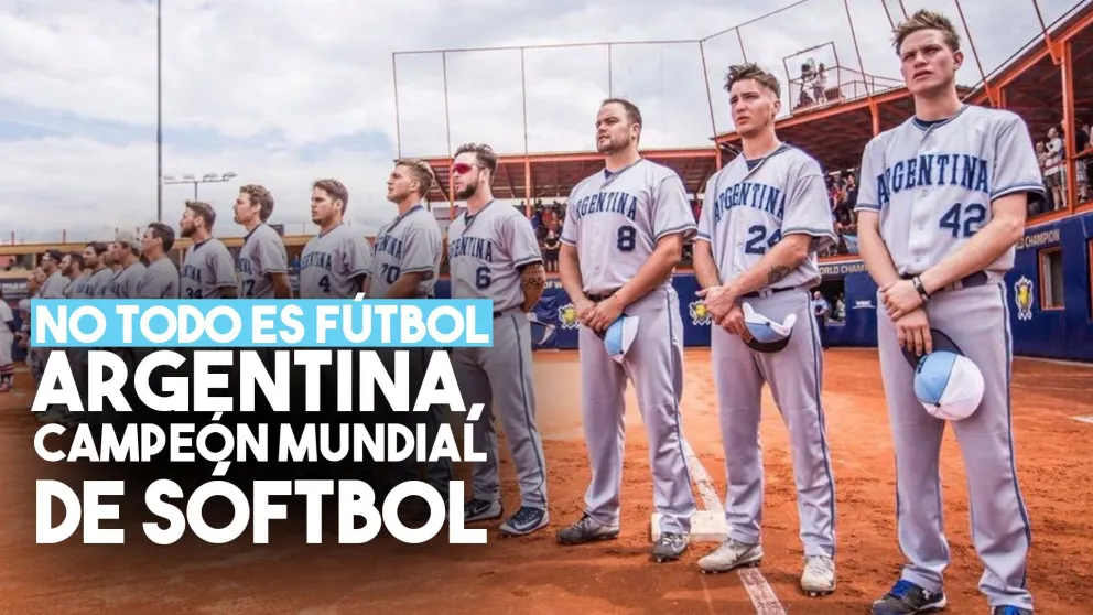 Argentina campeón mundial de sóftbol