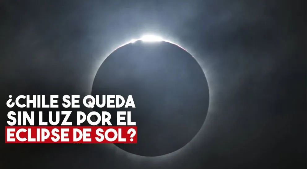 El eclipse solar podría dejar sin luz algunas regiones de Chile
