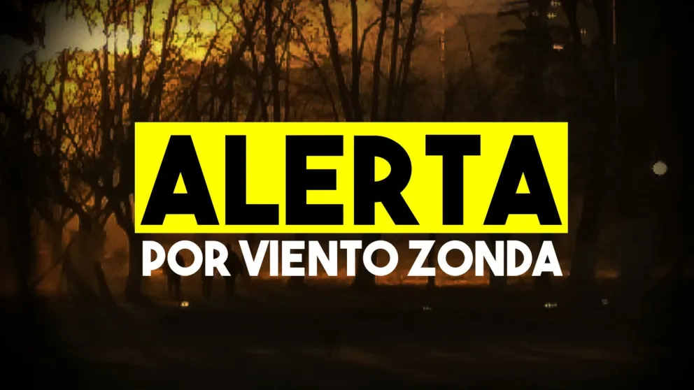 Alerta por viento Zonda