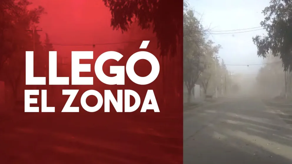 Así llegaba el Zonda a Ullum