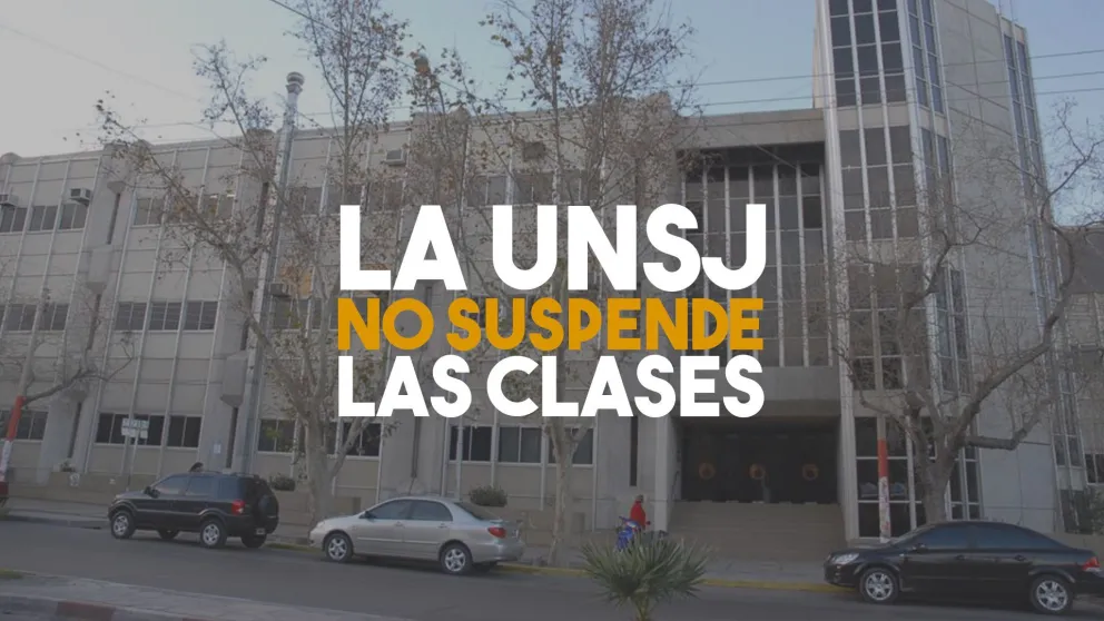 La UNSJ no suspende las clases a pesar del viento