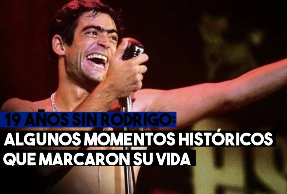 A 19 años de la muerte de "El potro" Rodrigo: algunos momentos históricos que marcaron su vida