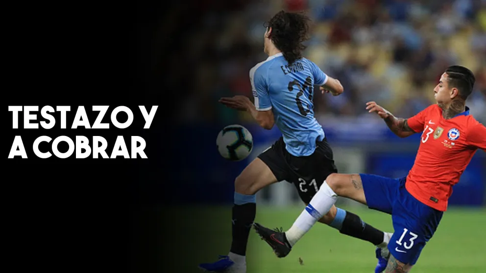 Con un gol de Edinson Cavani Uruguay le ganó a Chile