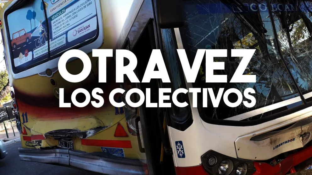 Dos colectivos nuevamente involucrados en un siniestro vial