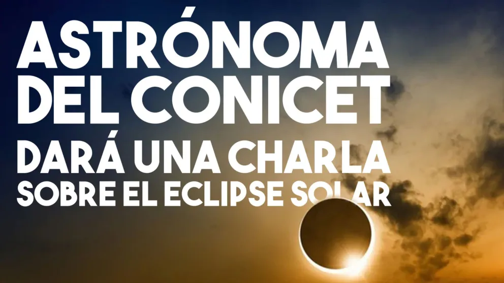 Una astrónoma dictará una charla sobre el eclipse solar