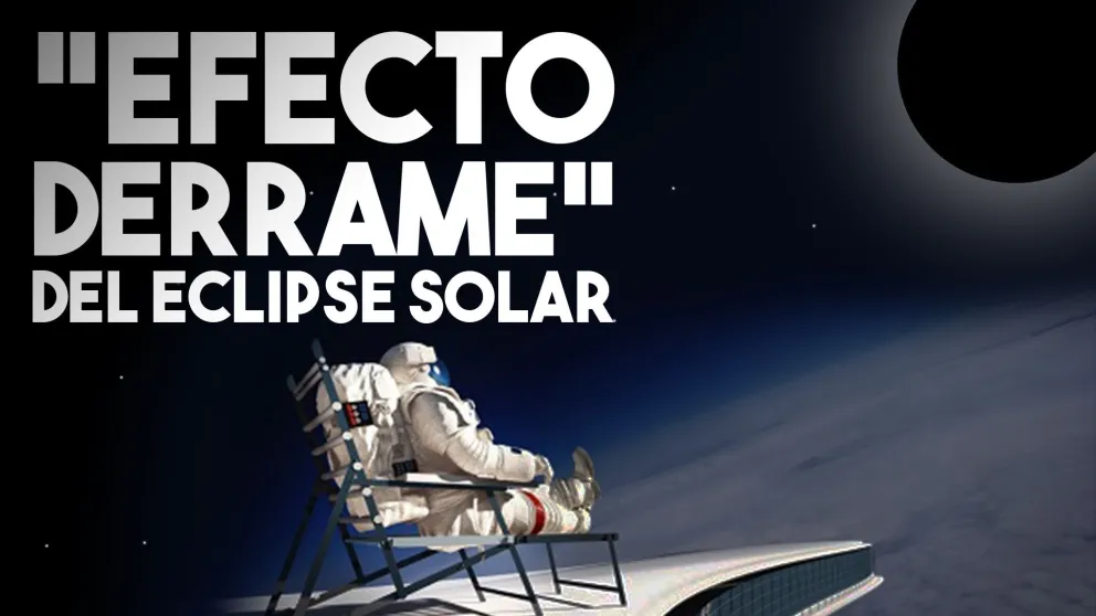"Efecto derrame" del eclipse solar: llega hasta Mendoza
