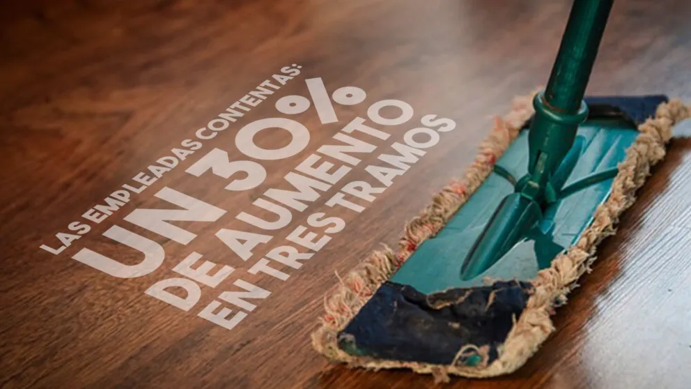 Una buena: las empleadas domésticas acordaron un 30% de aumento