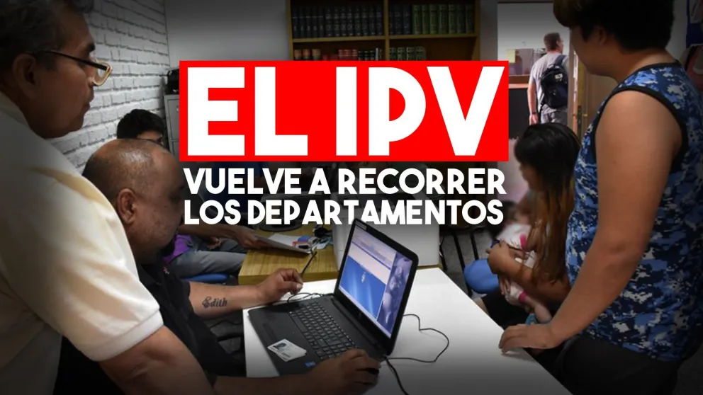 Las oficinas móviles del IPV volverán a recorrer los departamentos