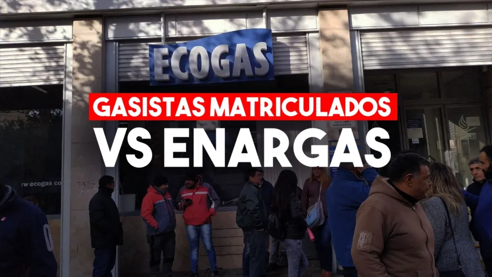 Gasistas matriculados en contra de la nueva reglamentación del gas