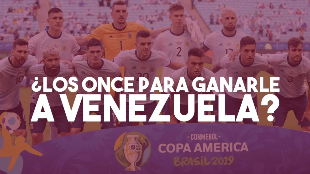 Scaloni paró un once tentativo para enfrentar a la 'Vinotinto'