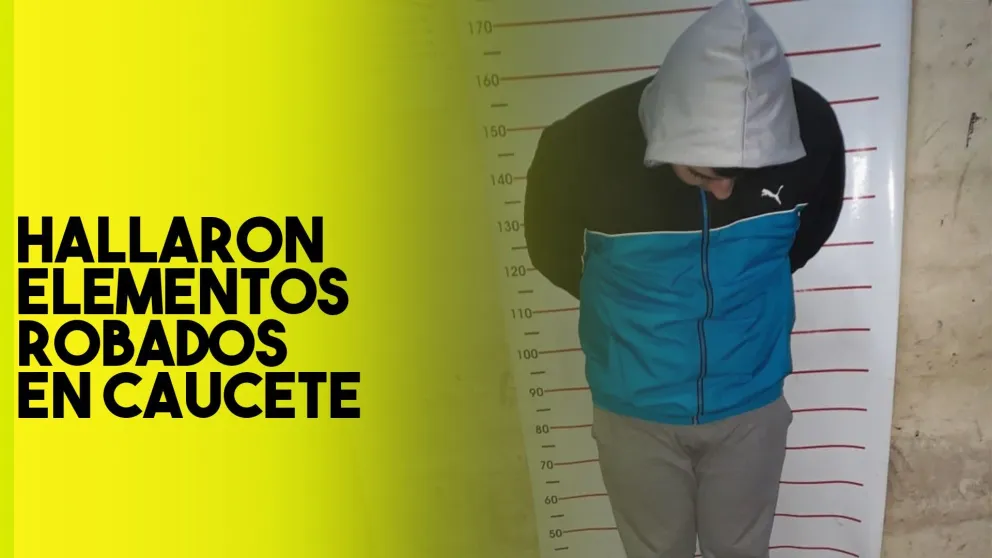 En un allanamiento encontraron un televisor, una computadora y un redoblante robados