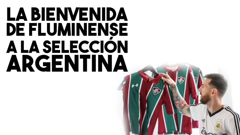 Fluminense recibió a la Selección Argentina con un regalo especial