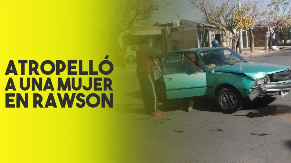 Por esquivar un auto, atropelló a una mujer en plena calle