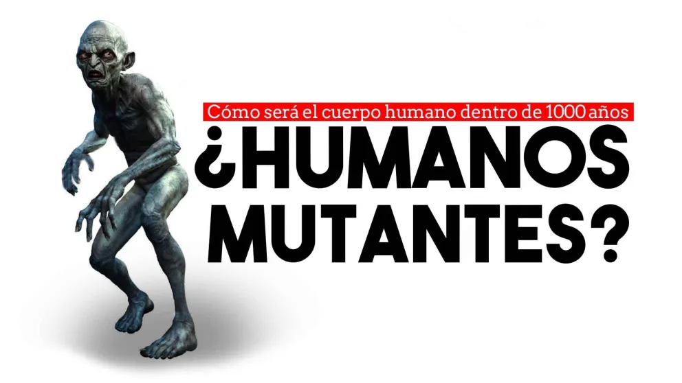 Así será el cuerpo del ser humano en el año 3000 por el uso constante de la tecnología