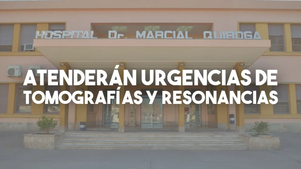 Se rompió el resonador y tomógrafo en el Rawson: Marcial Quiroga atenderá urgencias