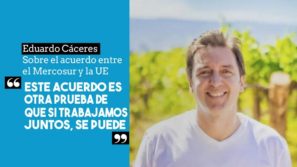 Eduardo Cáceres: "este acuerdo es otra prueba de que si trabajamos juntos, se puede."