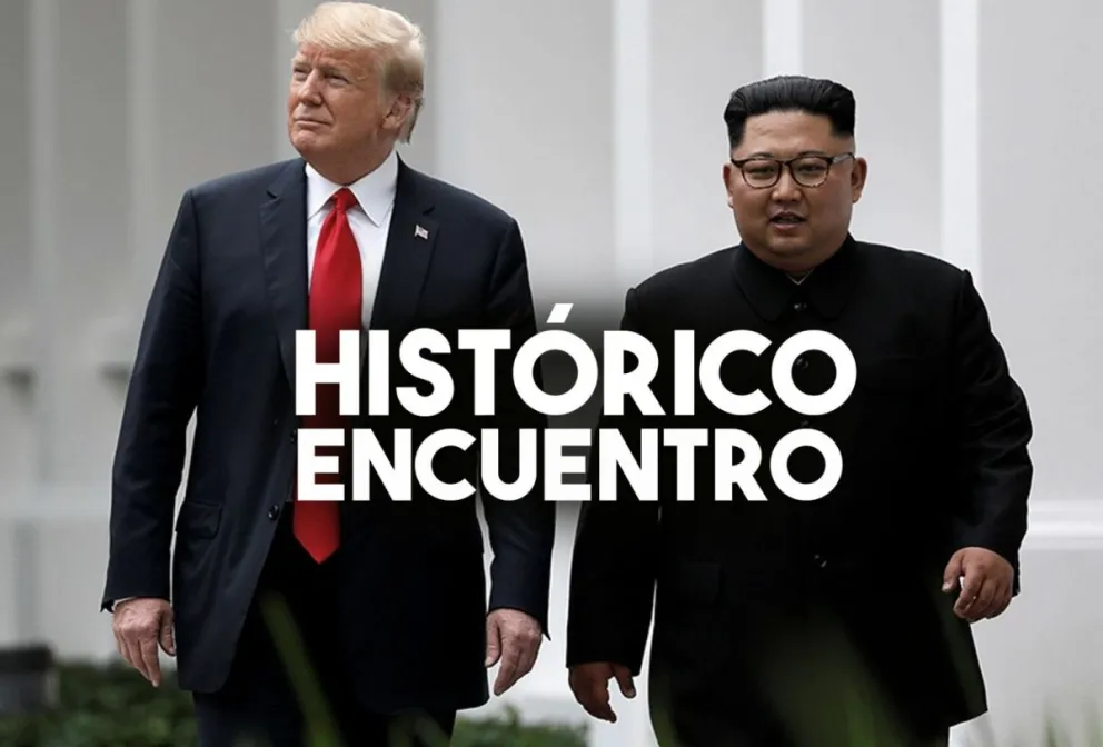 Trump y Kim sorprenden al mundo con un encuentro en la frontera de las dos Coreas