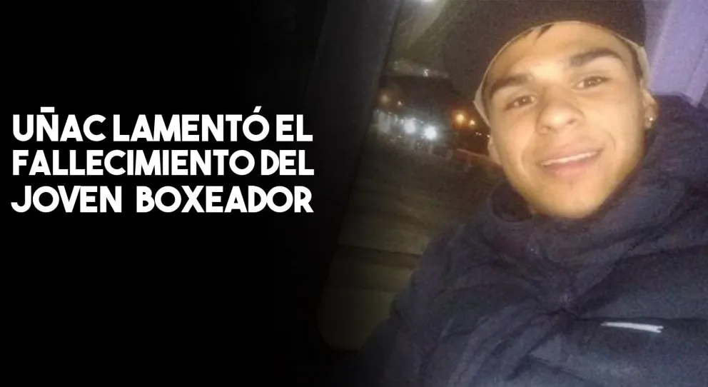 Uñac lamentó el fallecimiento del joven boxeador