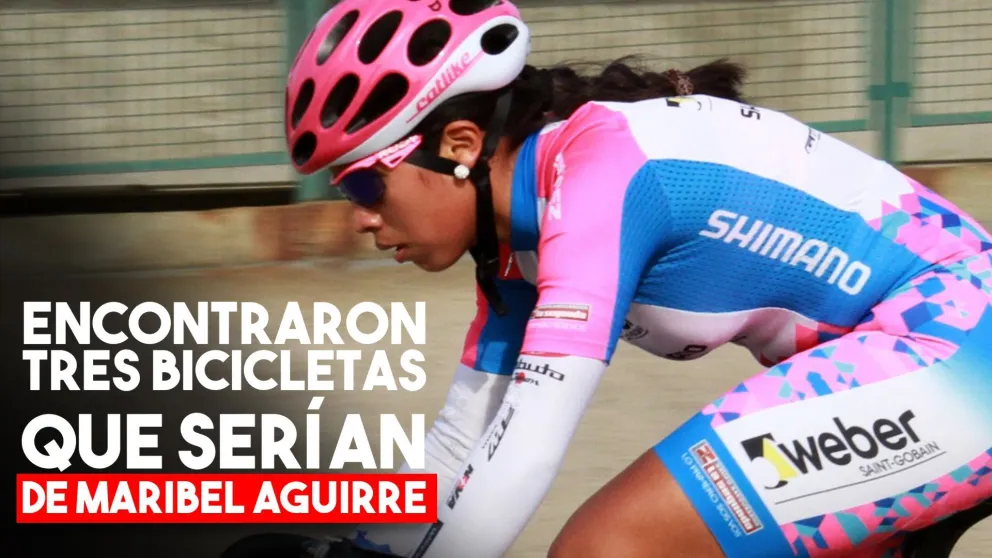 La Policía halló tres bicicletas que serían de Maribel Aguirre