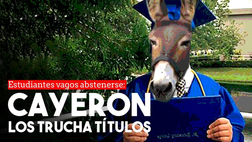 Falsificaban títulos y cobraban hasta $20 mil pesos