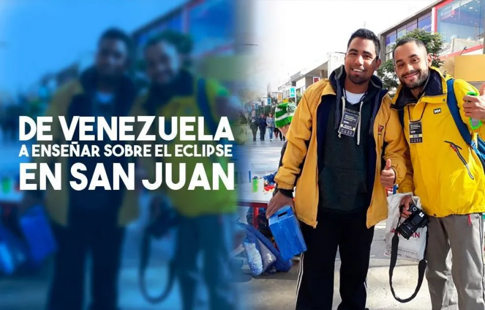 Astrónomos venezolanos enseñan sobre el eclipse en San Juan
