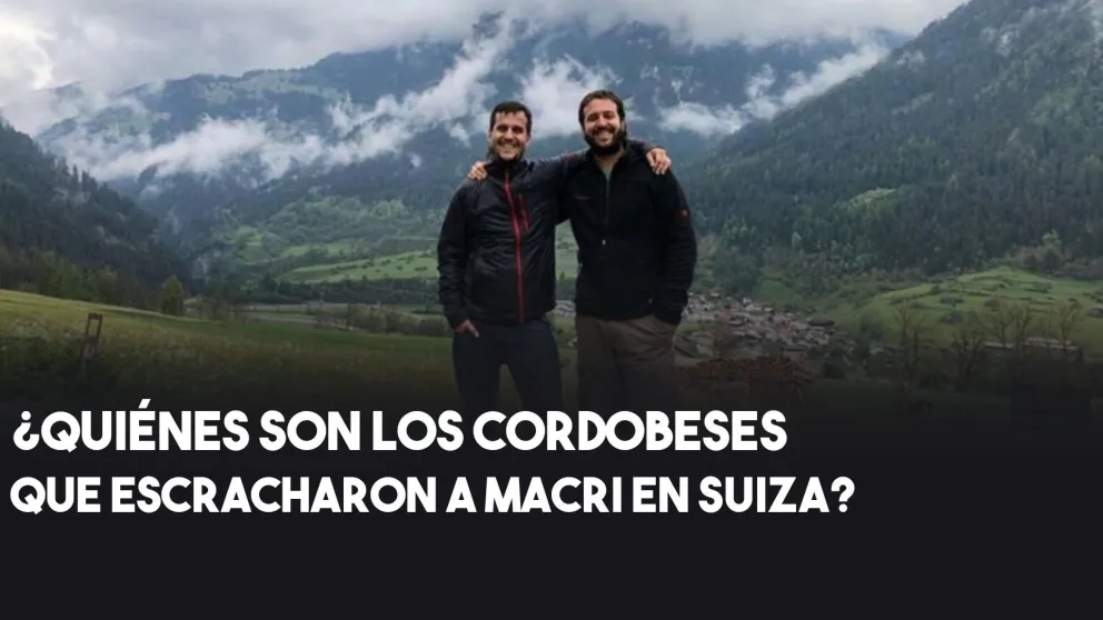 ¿Quiénes son los cordobeses que escracharon a Macri en Suiza?