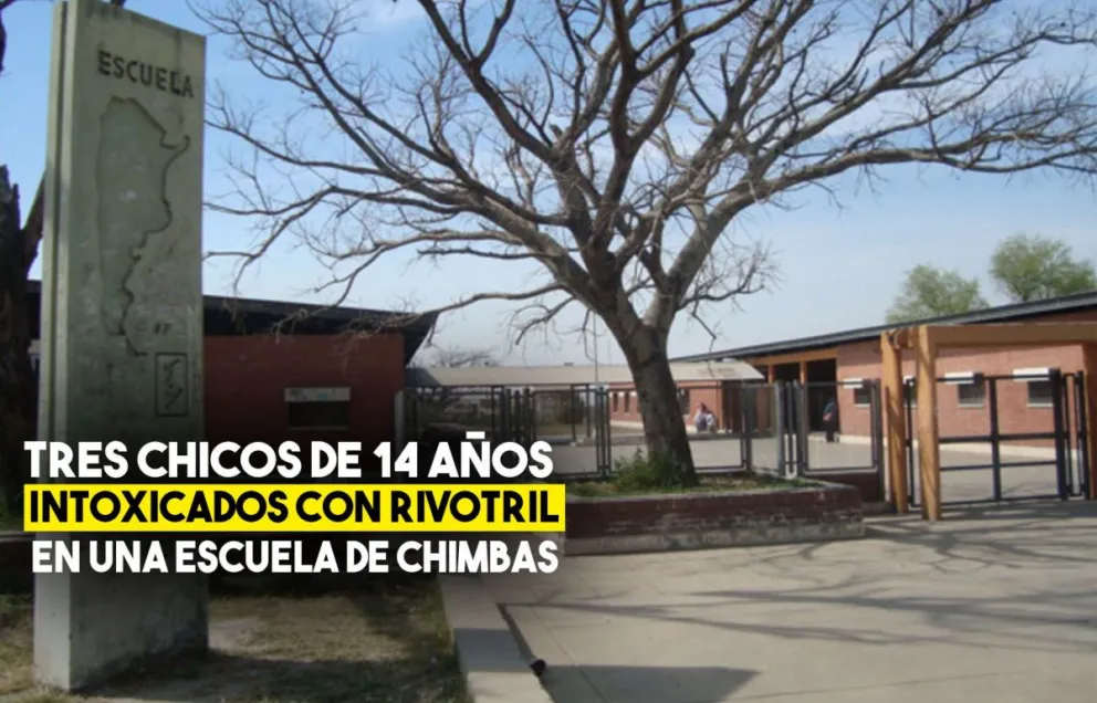 Tres chicos de 14 años intoxicados con rivotril en una escuela de Chimbas