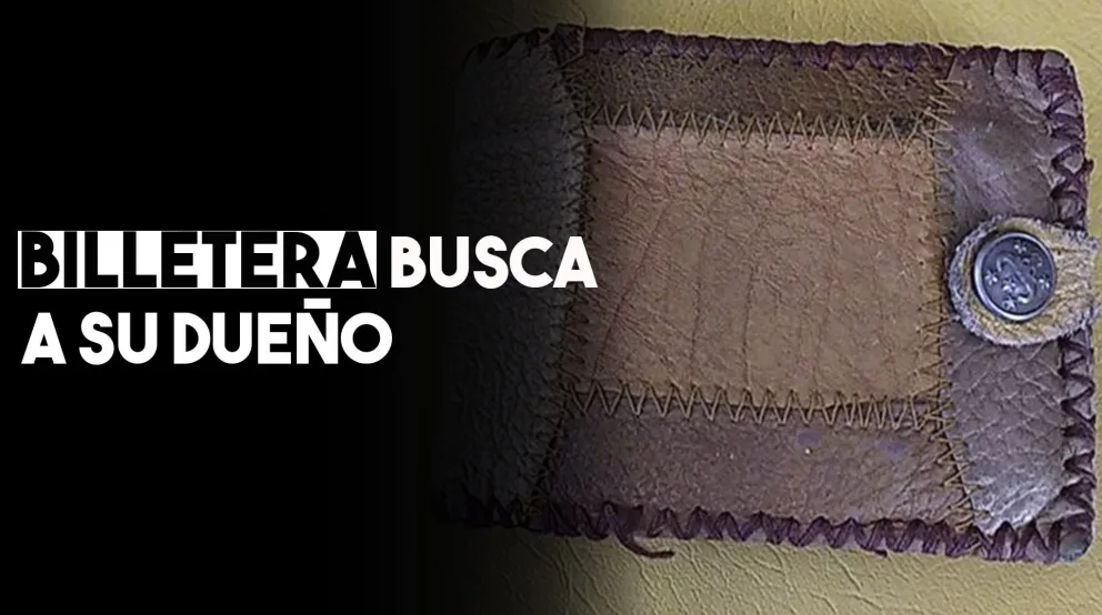Encontró una billetera y busca a su dueño