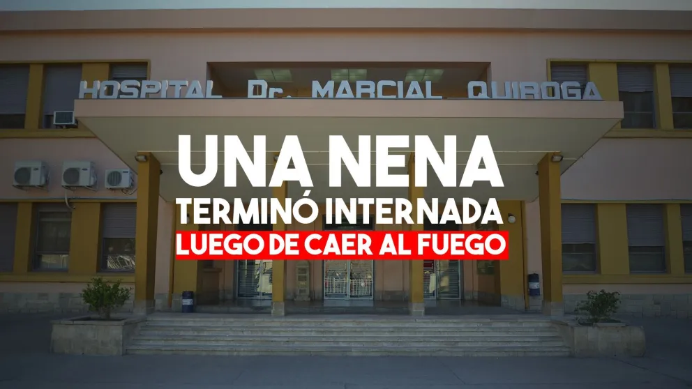 Una nena sufrió graves quemaduras tras caer sobre el fuego