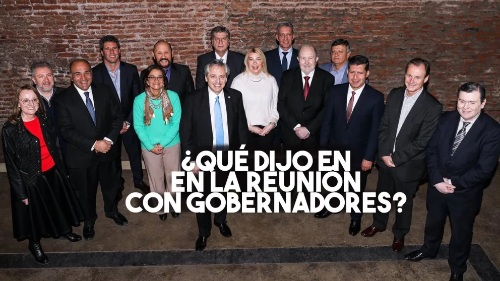Primer encuentro del precandidato a la presidencia con gobernadores del PJ