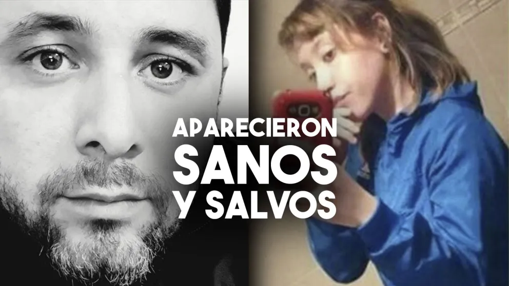 Aparecieron dos personas que fueron intensamente buscadas en las redes