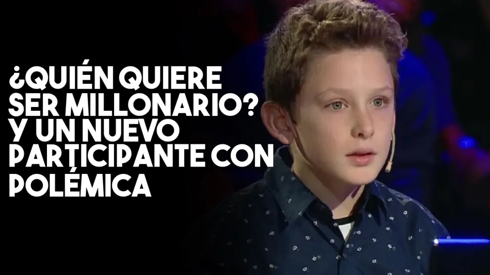 Un nene de 10 años participó en "¿Quién quiere ser millonario?", ganó un dineral y hubo polémica