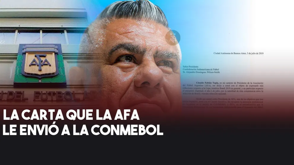 Oficial: la queja de la AFA a la Conmebol