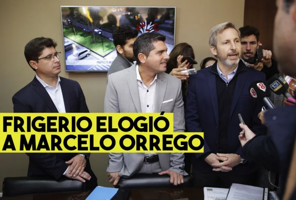 Rogelio Frigerio sobre Marcelo Orrego: "Es uno de los mejores intendentes del país, ha demostrado enorme capacidad de gestión"