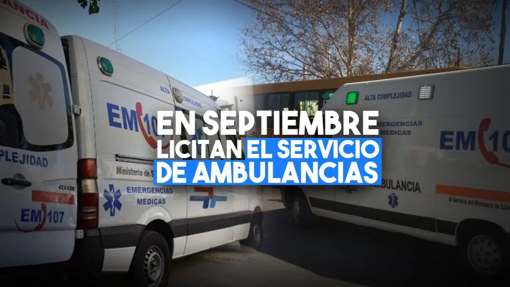 En septiembre llaman a licitación para el servicio de ambulancias