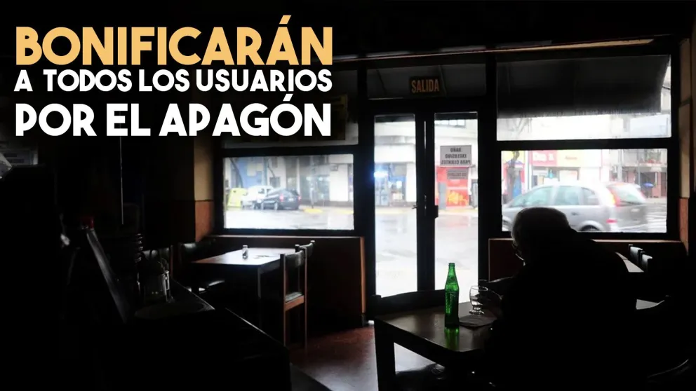 Los usuarios de energía eléctrica tendrán una bonificación por el histórico apagón