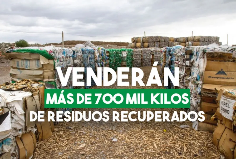 Se pondrán a la venta más de 700 mil kilos de residuos