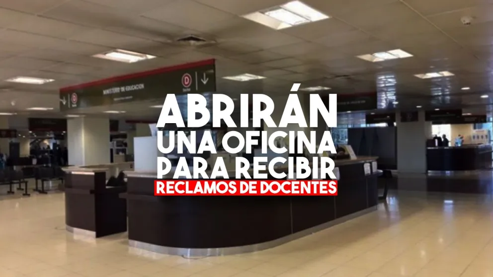 Crearán una oficina para reclamos de pagos a docentes