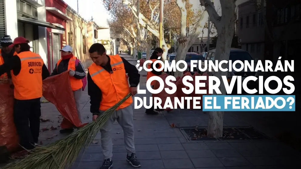 ¿Cómo funcionarán los servicios durante el próximo feriado?