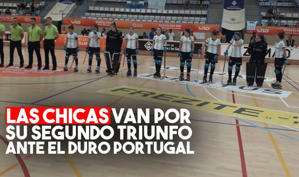 Las chicas del hockey sobre patines ante un duro rival
