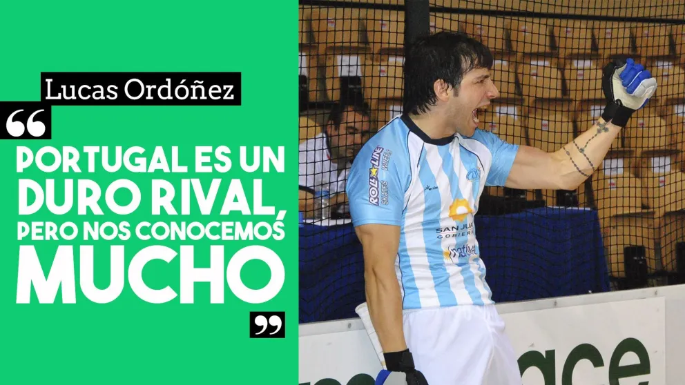 Lucas Ordoñez: "Portugal es un duro rival pero nos conocemos mucho"