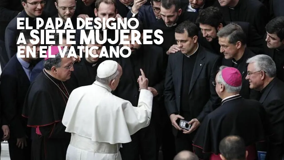 El Papa Francisco designó a mujeres en lugares que ocupaban los hombres
