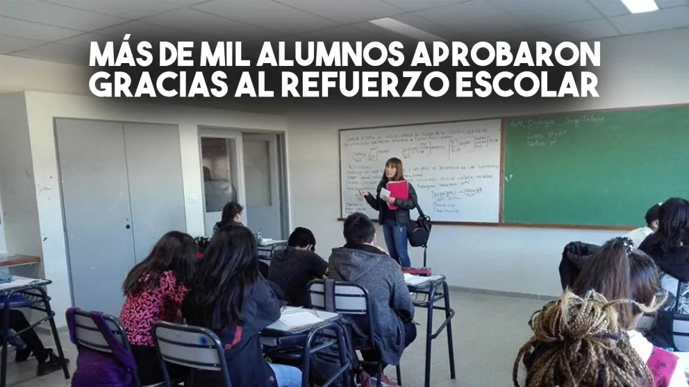 Gracias al refuerzo escolar, más de mil alumnos aprobaron materias pendientes