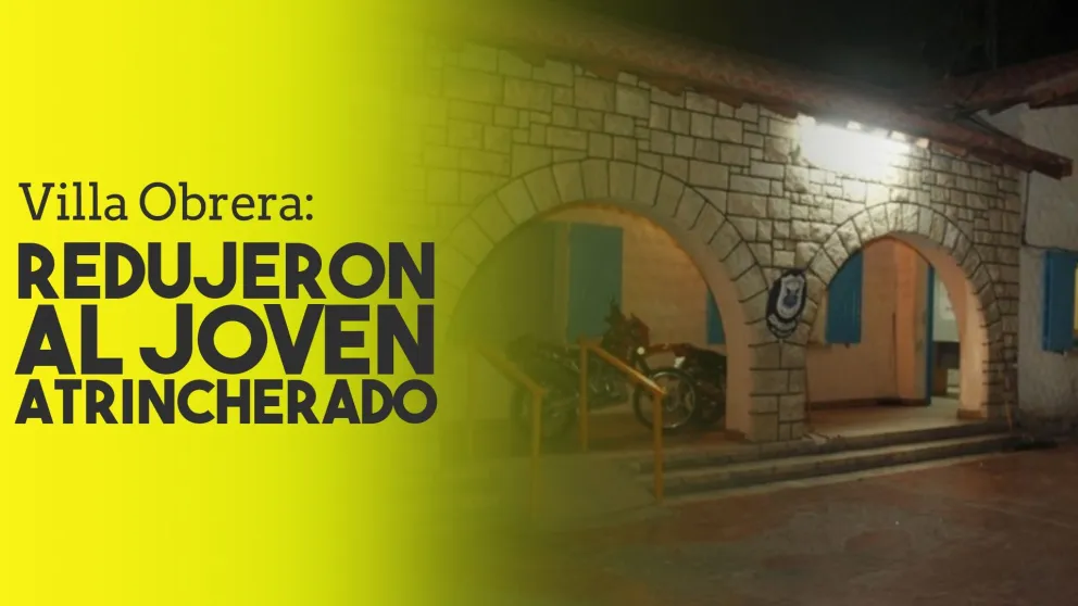 Lograron reducir al hombre que se atrincheró y tuvo a su mamá de rehén