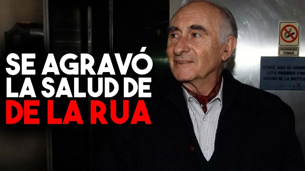 Se agravó la salud del expresidente Fernando de la Rúa