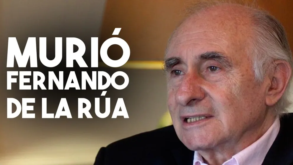Falleció Fernando De la Rúa
