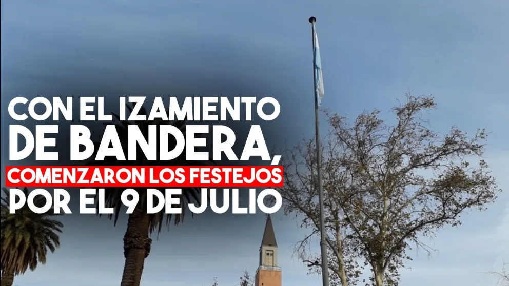 Se realizó el izamiento de bandera en Capital