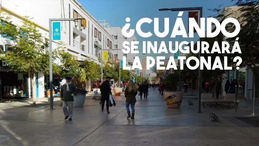 Franco Aranda: "Estamos esperando que mejore el clima para inaugurar la peatonal"